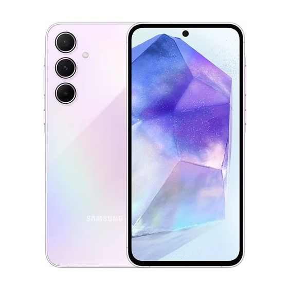 Samsung Galaxy A55 5G 128GB Dual Sim Unlocked Awesome Lilac Grade B Preowned