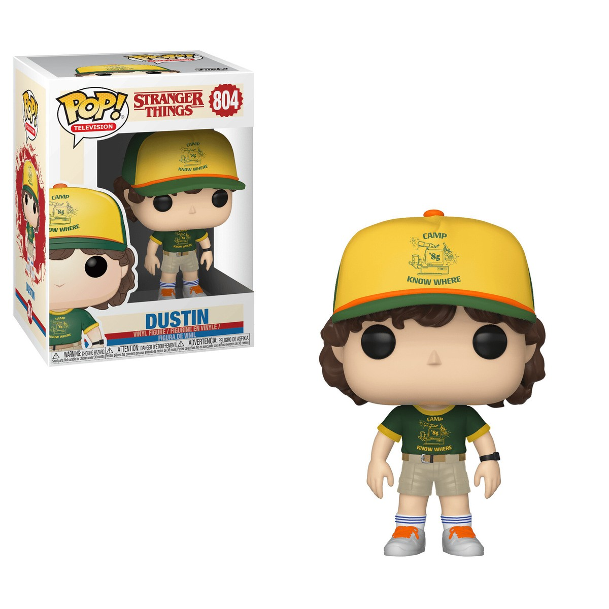 Funko Pop - Stranger Things [804] Dustin (3+) Preowned