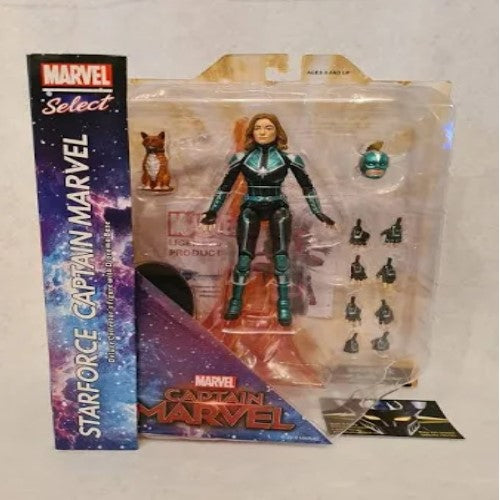 Diamond Select Toys - Starforce Captain Marvel Figure (8+) Preowned
