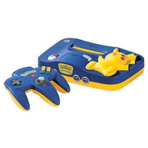 Nintendo 64 Console Pikachu Blue Unboxed Preowned
