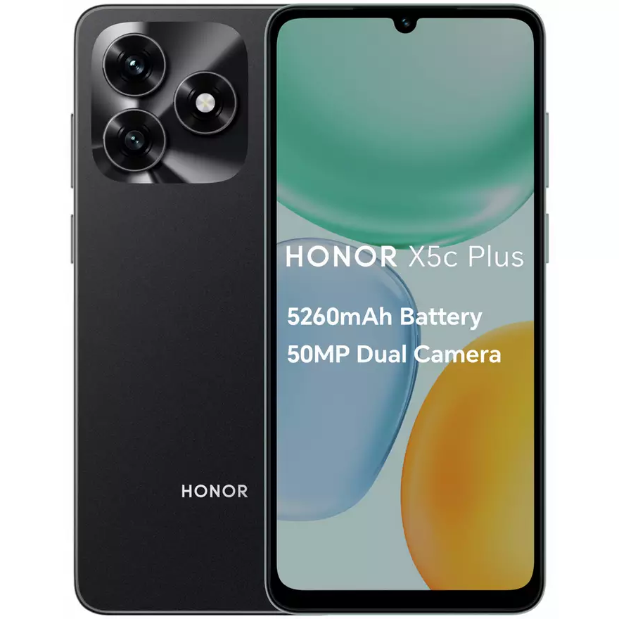 Honor X5C Plus 128GB Dual Sim Unlocked Black Grade B Preowned