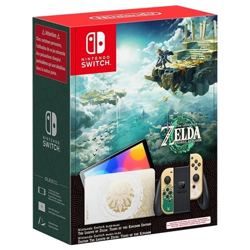 Nintendo Switch OLED The Legend Of Zelda Edition: Tears Of The Kingdom Unboxed Preowned