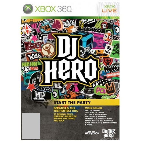 Xbox 360 - DJ Hero (Game Only) (12) Preowned