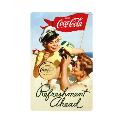 Coca-Cola Vintage Refreshment Goldcard - Gold Gift