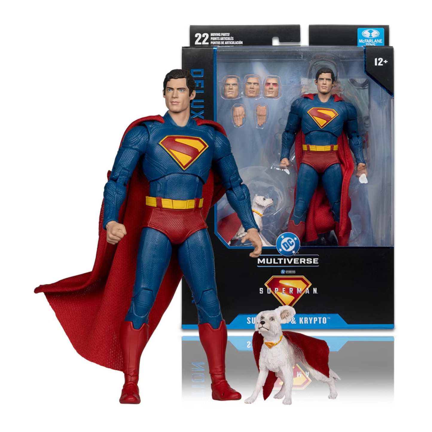 DC Multiverse - Superman & Krypto Figure Set (12+) Preowned