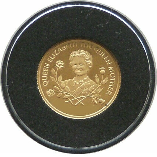 1995 Guernsey Gold Proof 24kt The Queen Mother 95th Birthday 7.81g Preowned