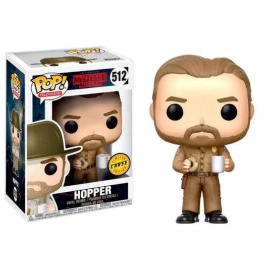 Funko Pop - Stranger Things [512] Hopper Chase (3+) Preowned