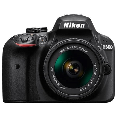 Nikon D3400 24.2MP DSLR Camera & AF-P DX 18-55MM VR Lens Grade B Preowned