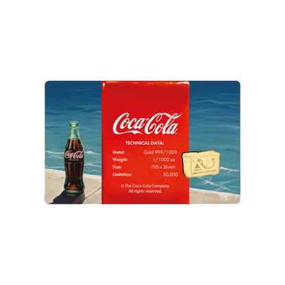 Coca-Cola Vintage Cooler Bag Goldcard - Gold Gift