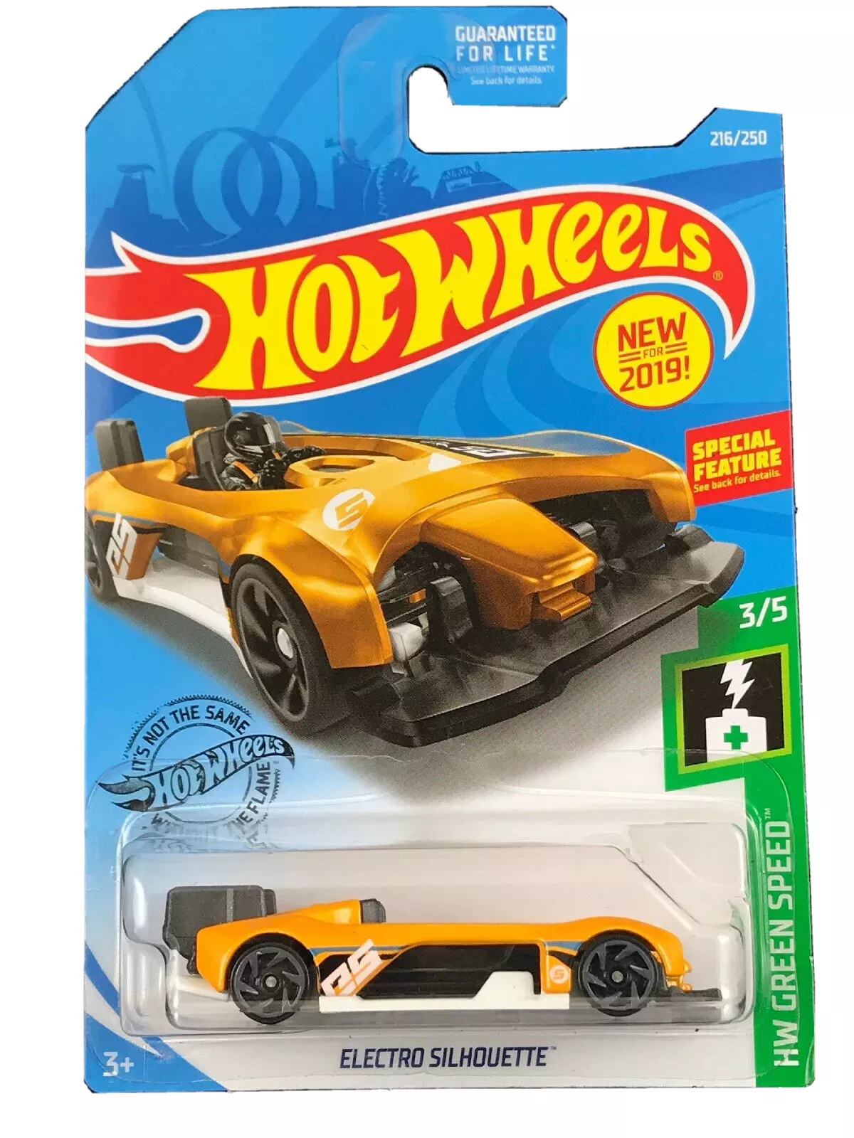 Hot Wheels - Green Speed Electro Silhouette Preowned