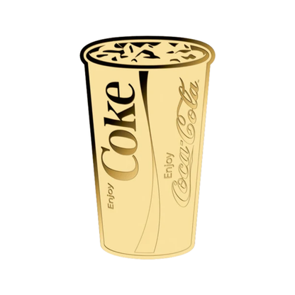 Coca-Cola Pop Art Cup Goldcard - Gold Gift
