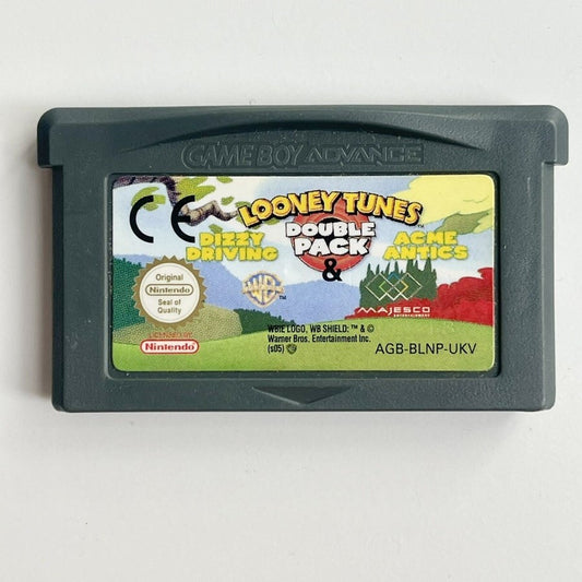 Gameboy Advance - Looney Tunes Double Pack Dizzy driving ACME Antics Preowned