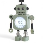 Steepletone Robot Time Kids Bedside Battery Alarm Clock