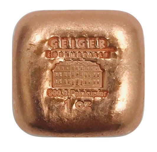 Geiger 1oz Copper Cube Preowned