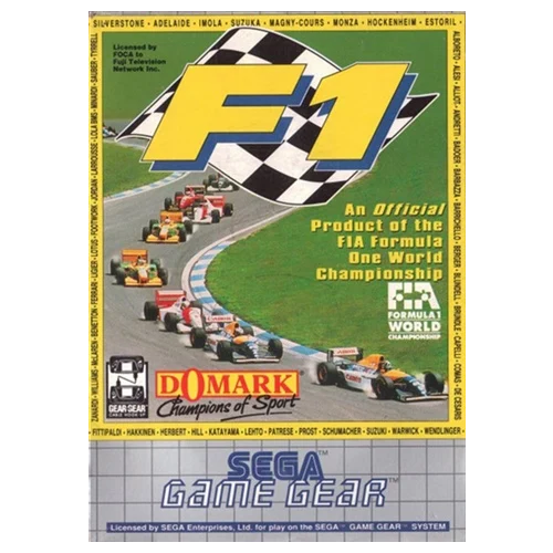 Sega Game Gear - F1 w/Manual Boxed F1 Preowned