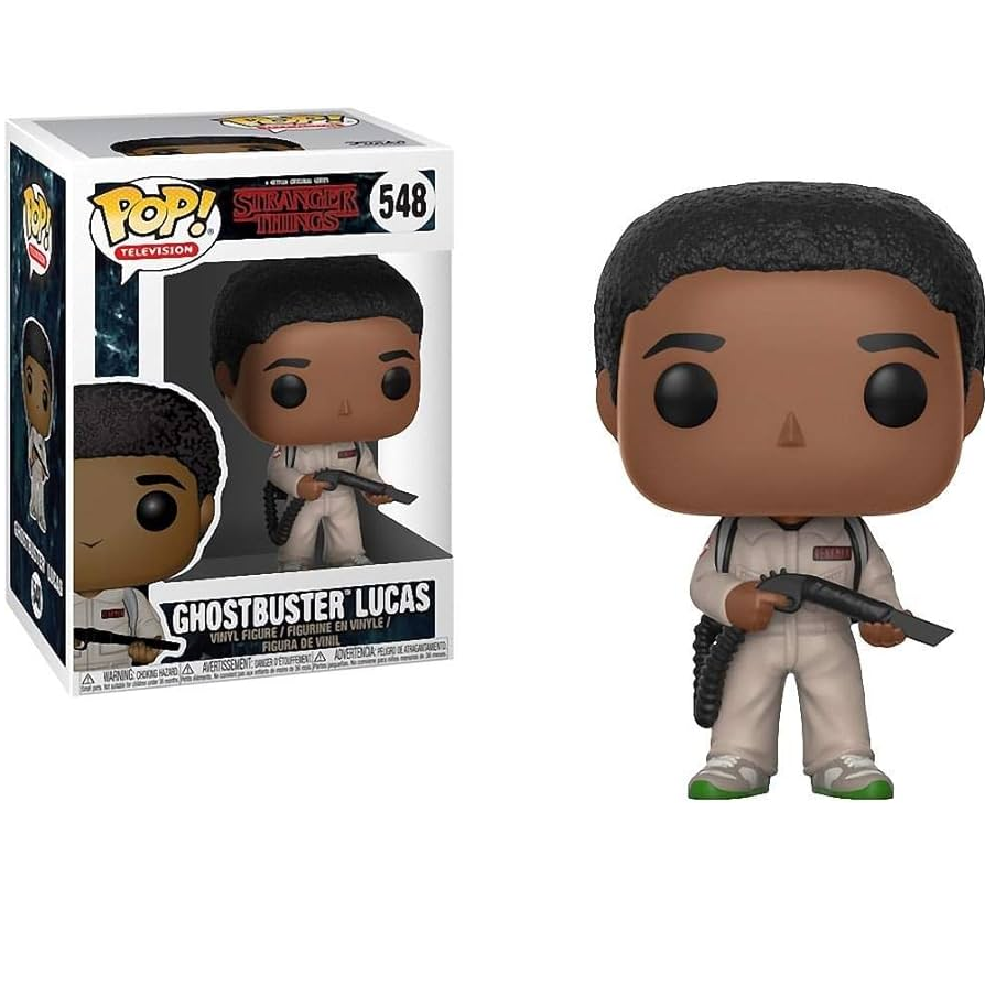 Funko Pop - Stranger Things [548] Ghostbuster Lucas (3+) Preowned