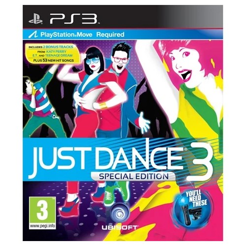 PS3 - Just Dance 3 (3) Preowned