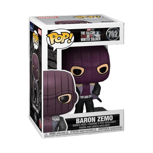 Funko Pop! - Marvel The Falcon And The Winter Soldier [702] Baron Zemo (3+) Preowned