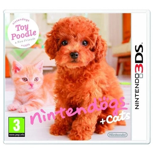 3DS - Nintendogs + Cats Toy Poddle Edition (3) Preowned