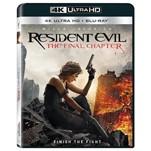 4K Blu-Ray - Resident Evil The Final Chapter (15) Preowned