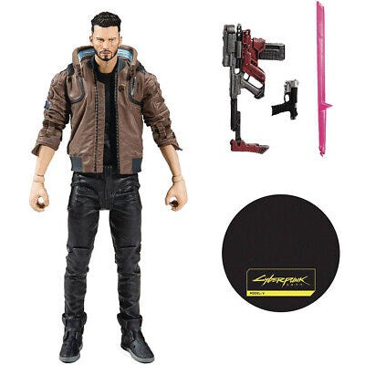 McFarlane Toys Cyberpunk 2077 V Male 7" Action Figure (14+) Preowned