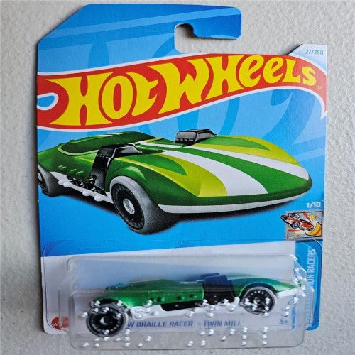 Hot Wheels - HW Celebration Racers 27/250 HW Braille Racer Twin Mill Preowned