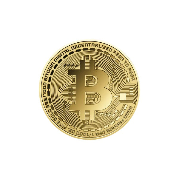 Bitcoin - Gold Gift - In Gift Box