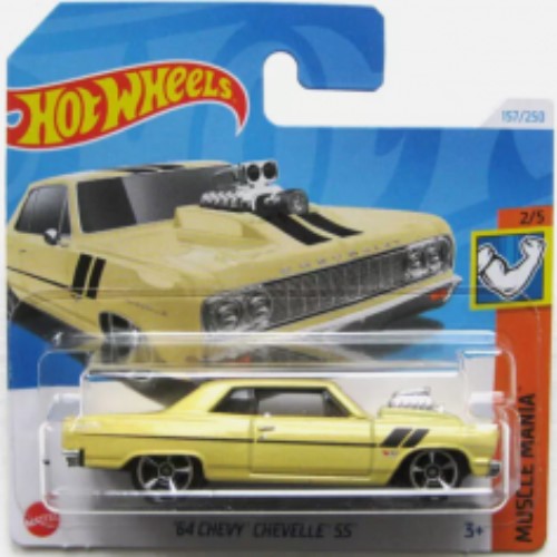Hot Wheels - Muscle Mania 157/250 '64 Chevy Chevelle SS (3+) Preowned