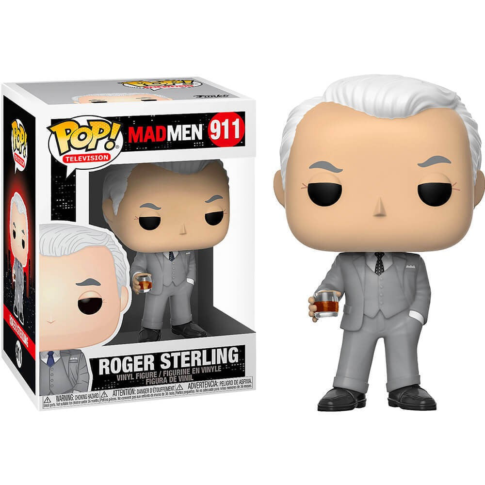 Funko Pop! - Mad Men [911] Roger Sterling (3+) Preowned