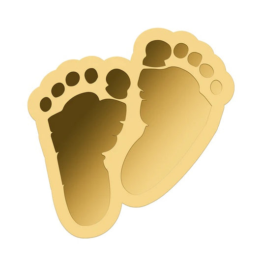 Baby Feet Coin - Gold Gift - In Gift Box