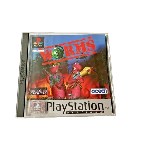 PS1 - Worms With Manual (3+) Preowned