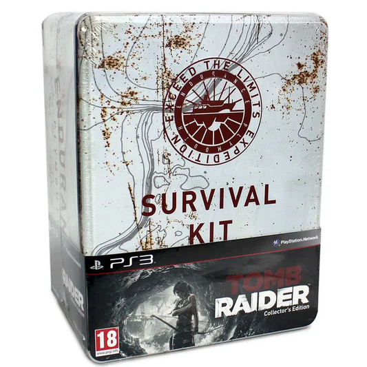 PS3 - Tomb Raider 2013 Collector's Edition With Figure & Artbook (18) (No DLC) Preowned