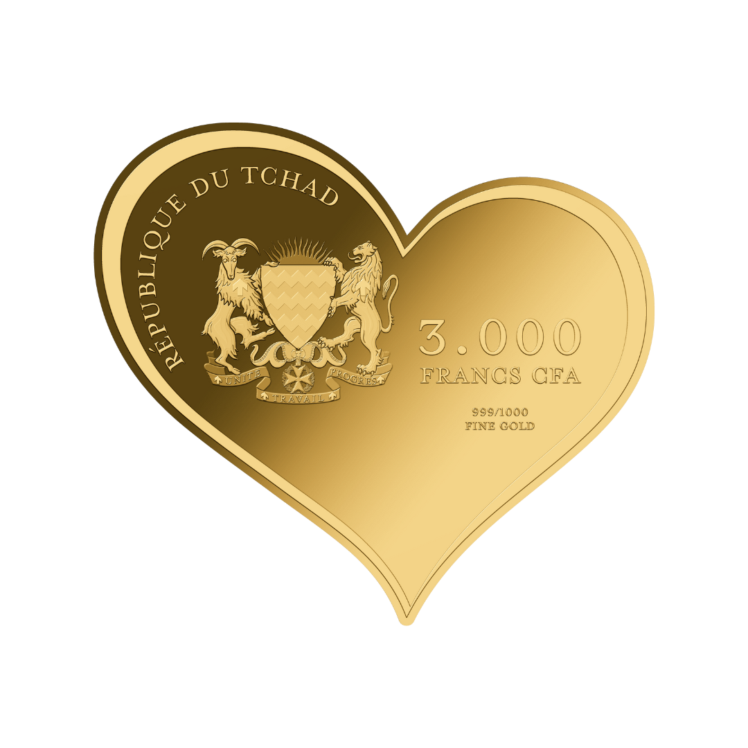 Heart Endless Love - Gold Gift -  In Gift Box