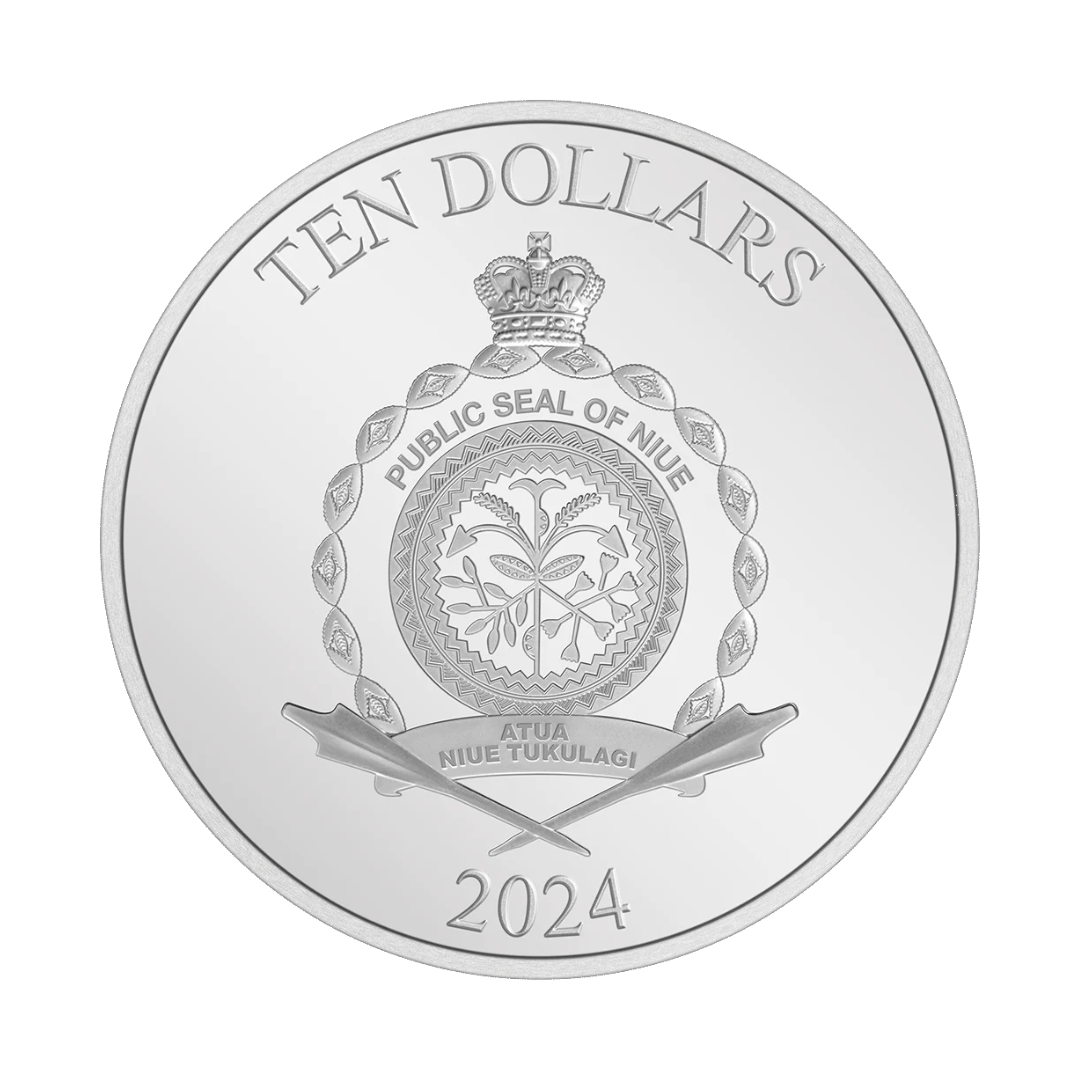 Warner - DC Villians - Harley Quinn 3oz Silver Coin