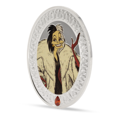 Disney - Villain's Series - Cruella De Vil: 4 - 1oz Silver Coin