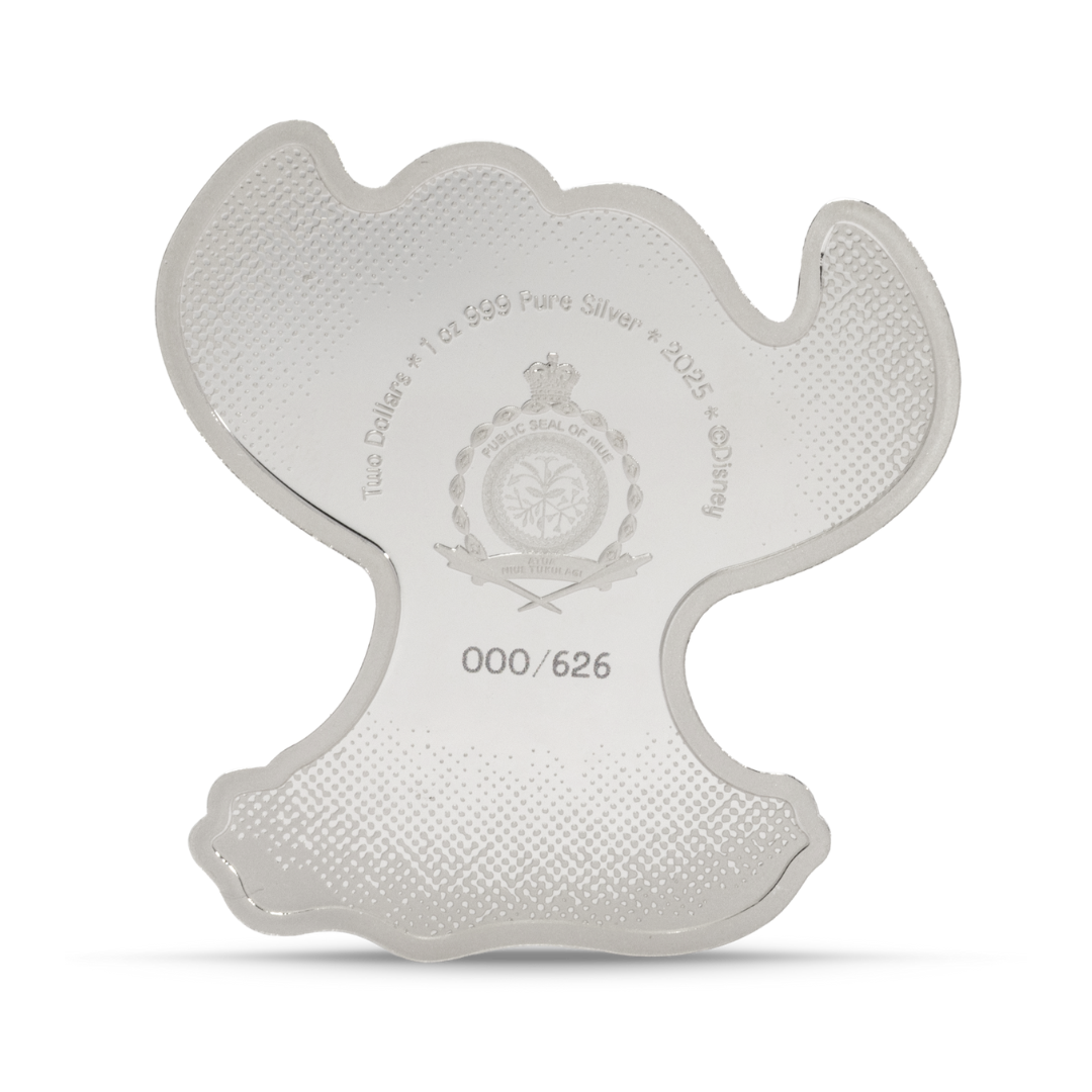 Disney Stitch  - Stitch & Scrump - Ohana: 4 - 1oz Silver Coin