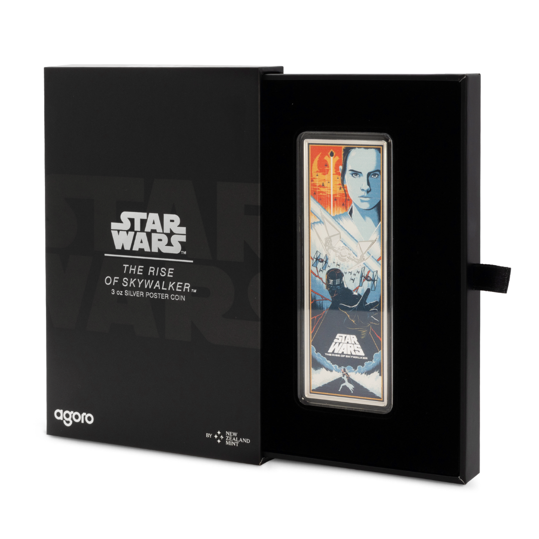Star Wars - Skywalker Saga - The Rise of Skywalker Poster: 2 - 3oz Silver Coin
