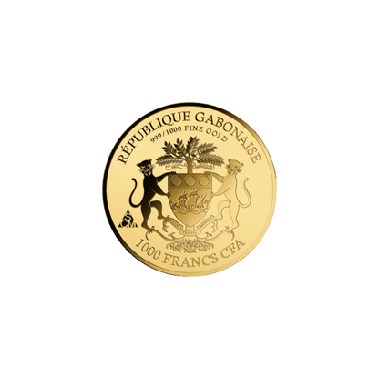 Kangaroo Coin Card - Gold Gift