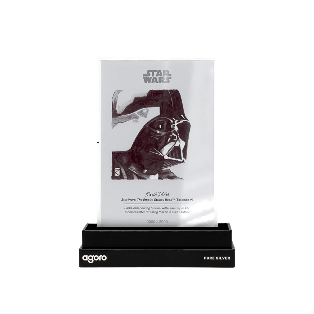 Star Wars™ Sketch Art - Darth Vader™ 5 g Silver Collectible Foil