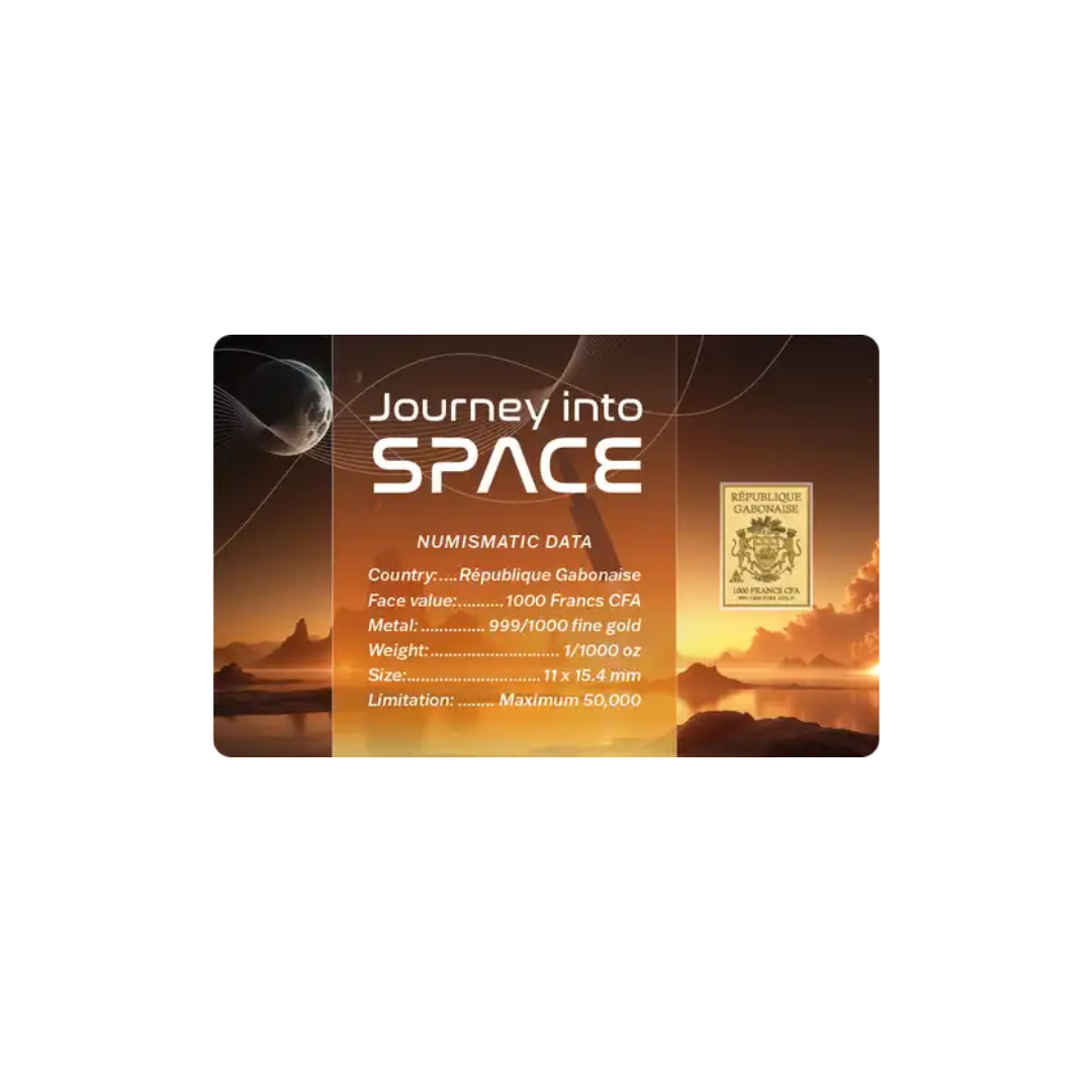 Space Ariane 6 Gold Card - Gold Gift