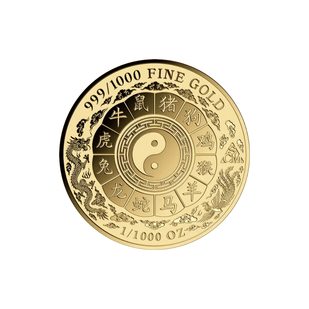 Year of the Horse Gold Card - Gold Gift