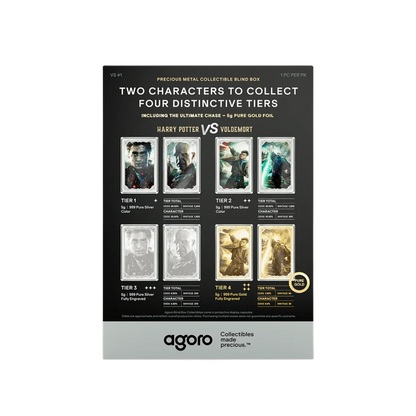 Harry Potter vs. Voldemort Blind Box 5g Silver Foil with Gold Chase - image 3