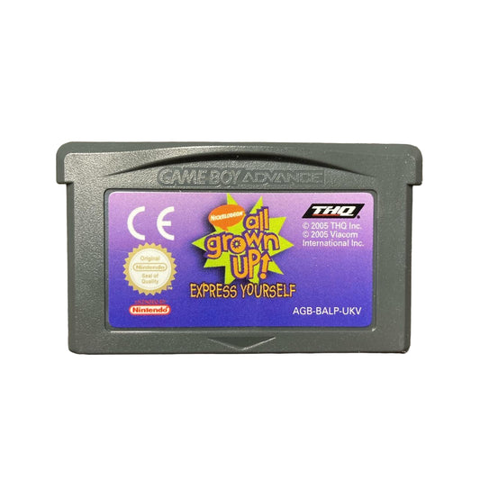 GameBoy Advance - Nickelodeon All Grown Up! Express Yourself Preowned