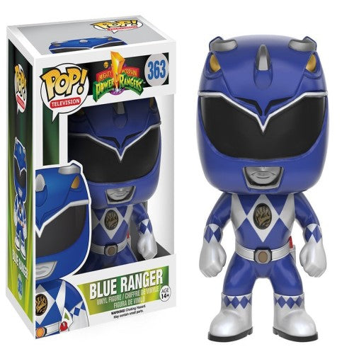 Funko Pop! - Mighty Morphin Power Rangers [363] Blue Ranger (3+) Preowned