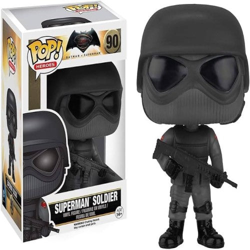 Funko Pop! - Batman V Superman [90] Superman Soldier (3+) Preowned