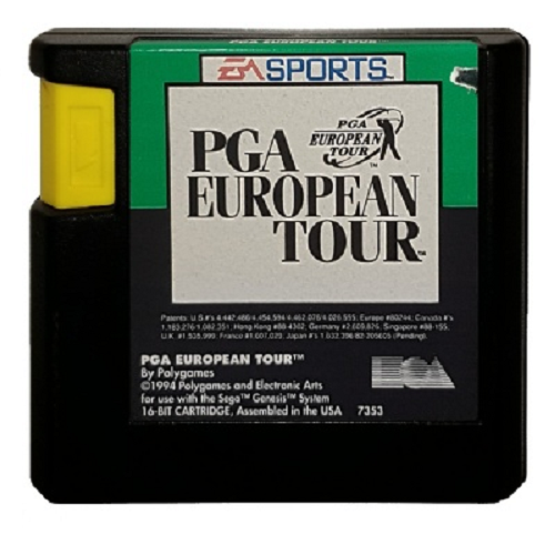 Sega Mega Drive - PGA European Tour Unboxed Preowned