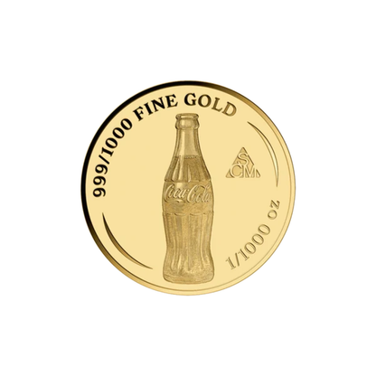 Coca-Cola Vintage Picnic Goldcard - Gold Gift