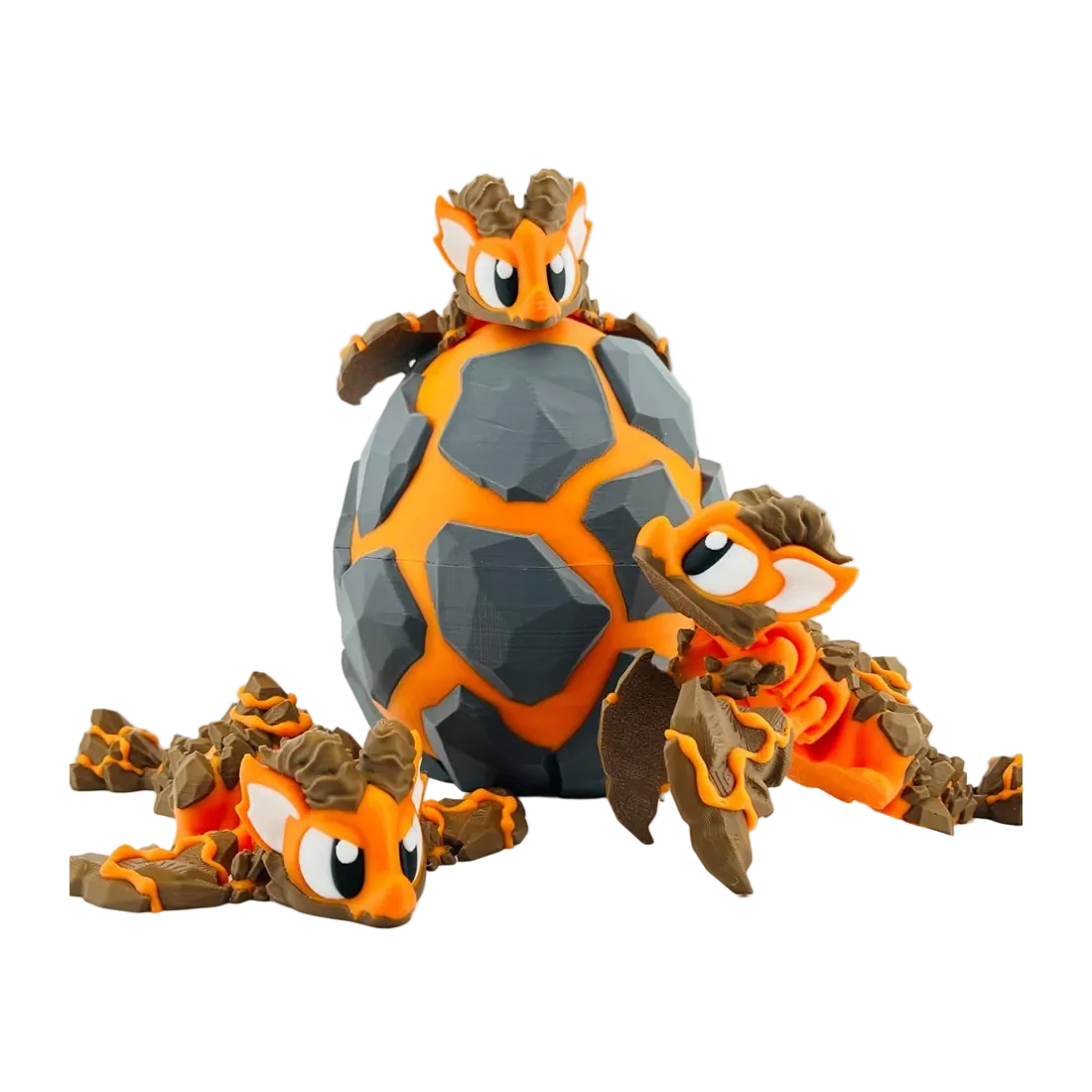 Jiggly Bitz - Dragon Eggs Lava (3+) Sealed