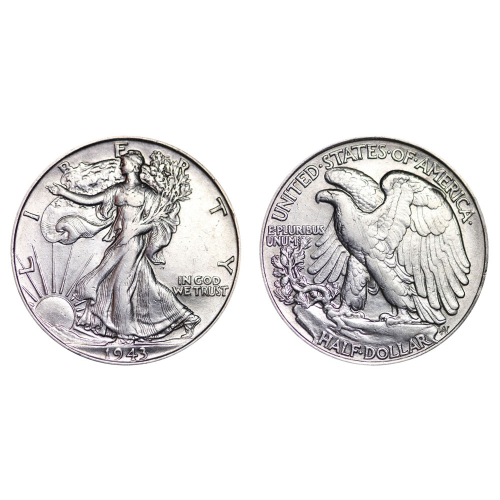 Silver Half Dollar Walking Liberty Coin
