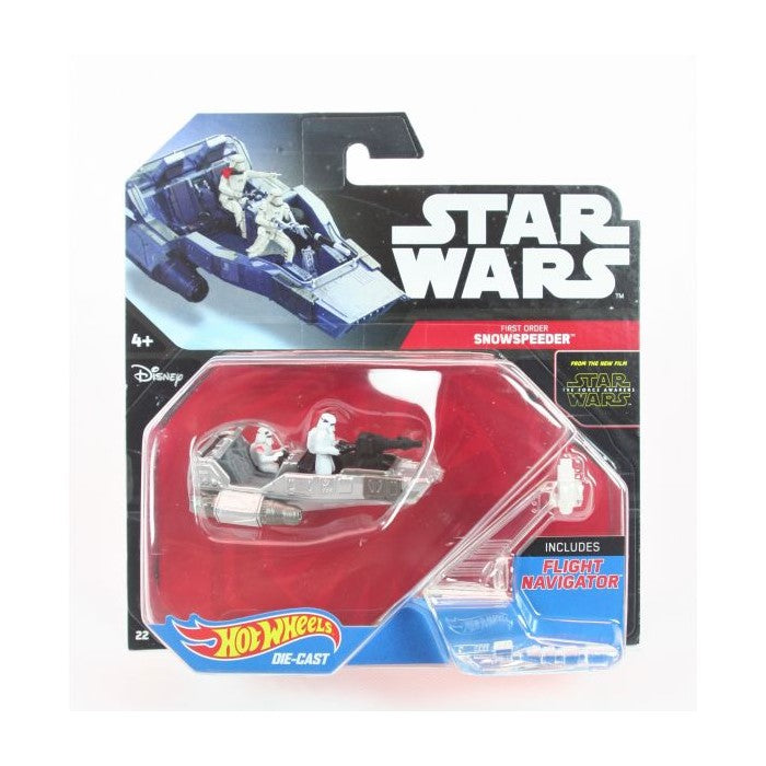Hot Wheels - Star Wars First Order Snowspeeder (4+) Preowned